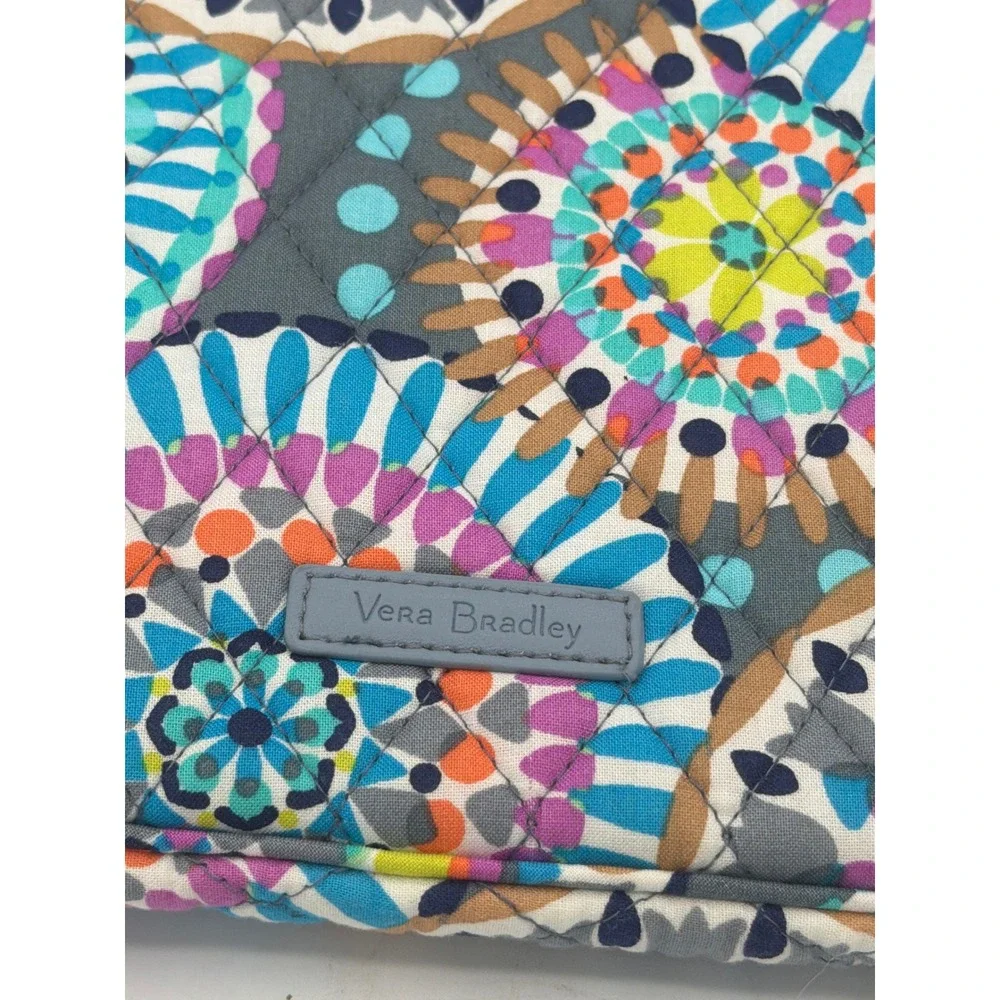 Vera Bradley Sunny Medallion Quilted Cotton Laptop Sleeve Case Zip NWT